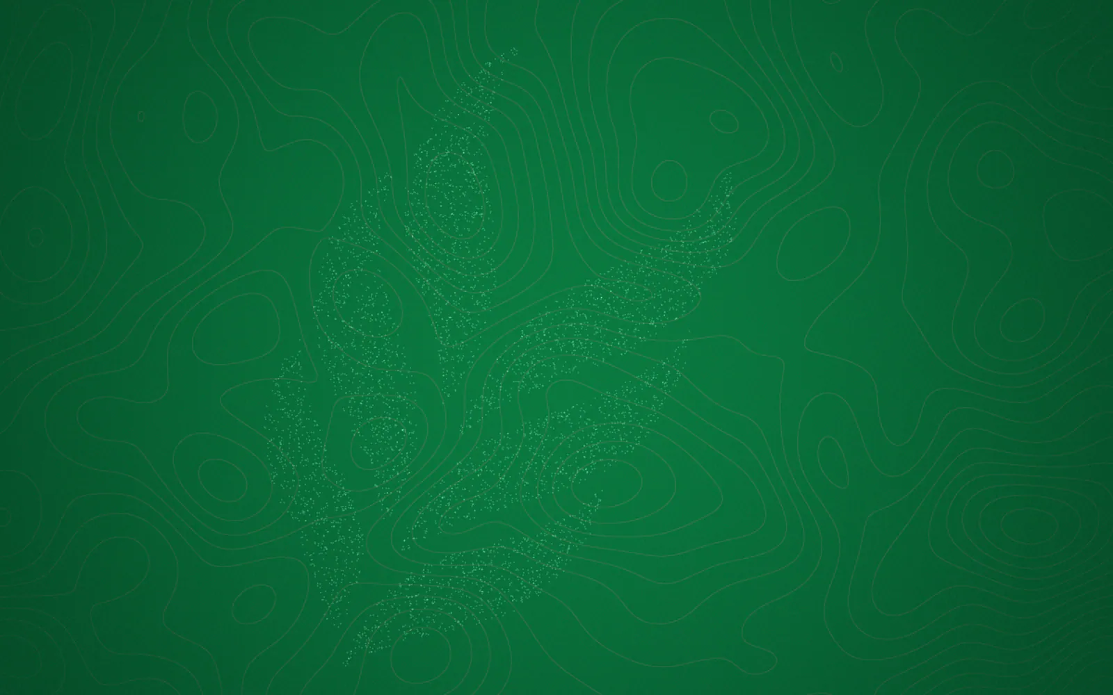 The particles settle into POABS green and resolve into the POABS leaf mark.