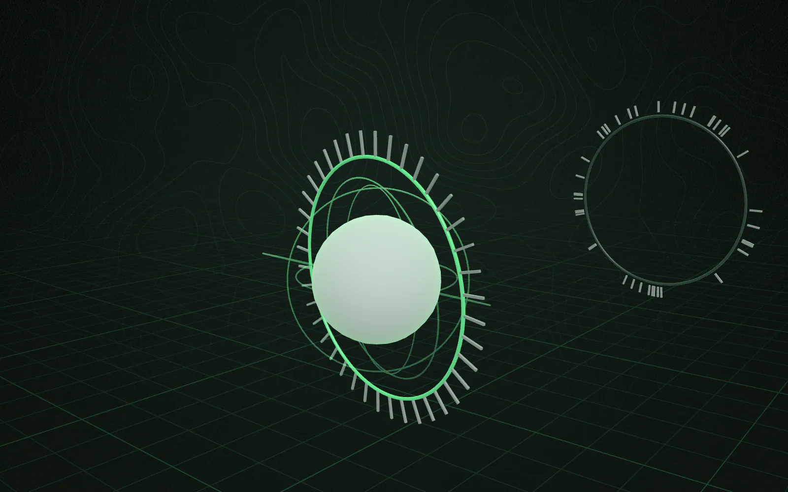 Step 9 of 10, Pilot / Commercial Production: the sample passes through ring 9, which locks and turns luminous; the sample grows smoother and more defined.