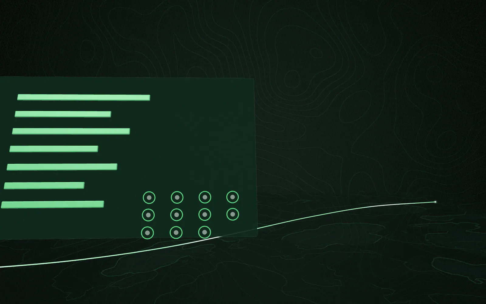 The chain folds into a single glass card — an illustrative concept of the Digital Batch Passport, a long-term vision — showing the seven fields it could connect, from origin to final batch.